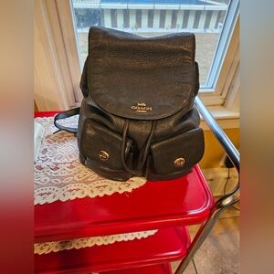 Coach Medium Billie Rucksack Backpack F29008 Pebbled Leather